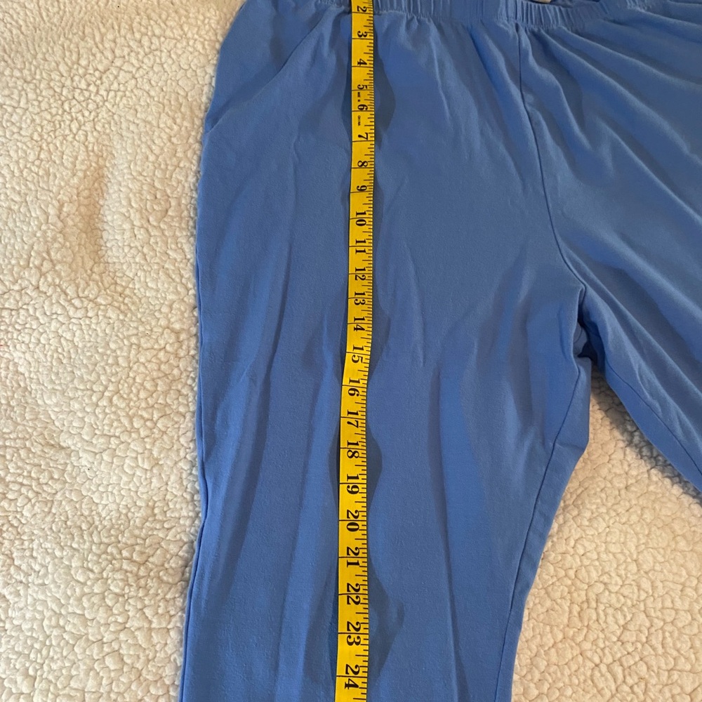 Woman Within Blue women’s Joggers capris size 2x - Picture 5 of 7